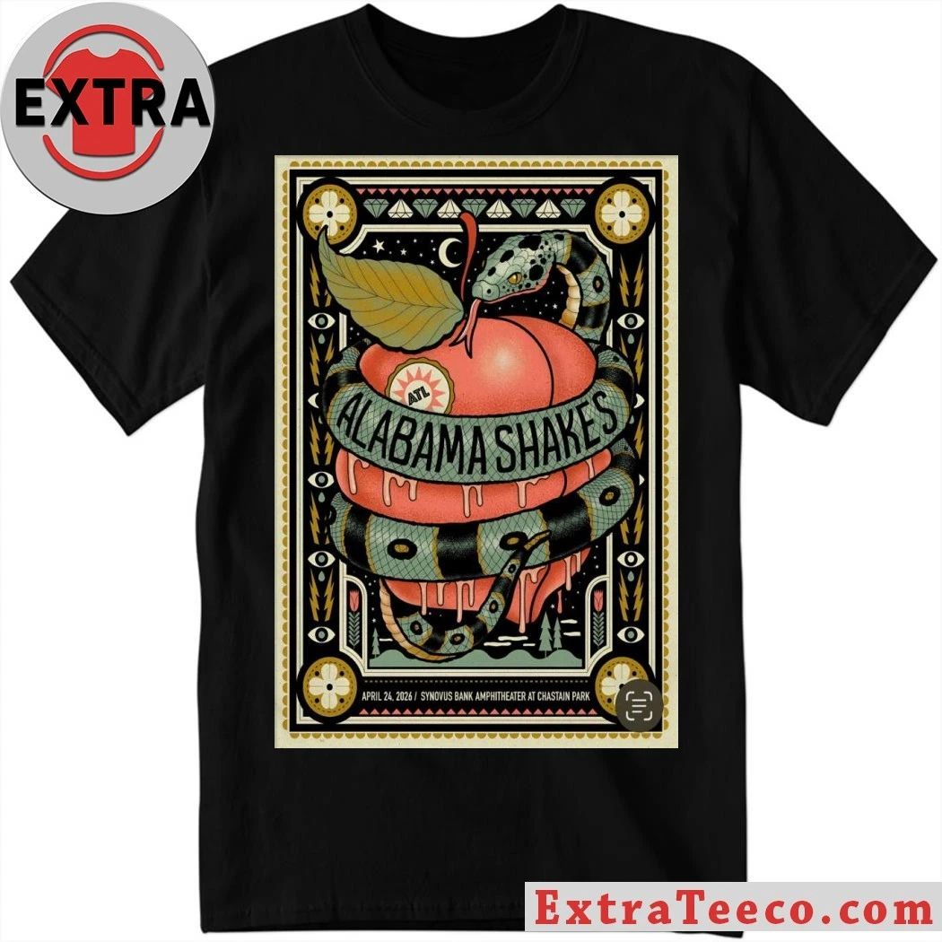 Alabama Shakes Apr 24 2026 Synovus Bank Amphitheater At Chastain Park Atlanta, GA Poster Shirt - T-Shirt, Sweatshirt, Hoodie