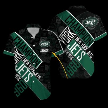Personalized New York Jets Champion Legacy Hawaiian Shirt Unisex T-shirt, Sweatshirt, Hoodie, Long Sleeve Tee - T-Shirt, Sweatshirt, Hoodie