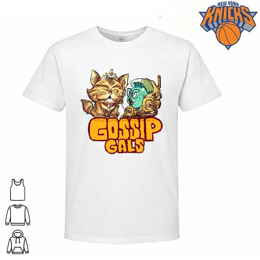 Gossip Gals Cute Royal Cat and Fish Astronaut Cartoon Illustration Graphic shirt Unisex T-shirt, Sweatshirt, Hoodie, Long Sleeve Tee - T-Shirt, Sweatshirt, Hoodie