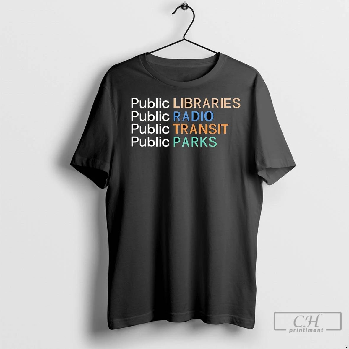 Premium Public Libraries Radio Transit Parks Unisex T-shirt, Sweatshirt, Hoodie, Long Sleeve Tee - T-Shirt, Sweatshirt, Hoodie