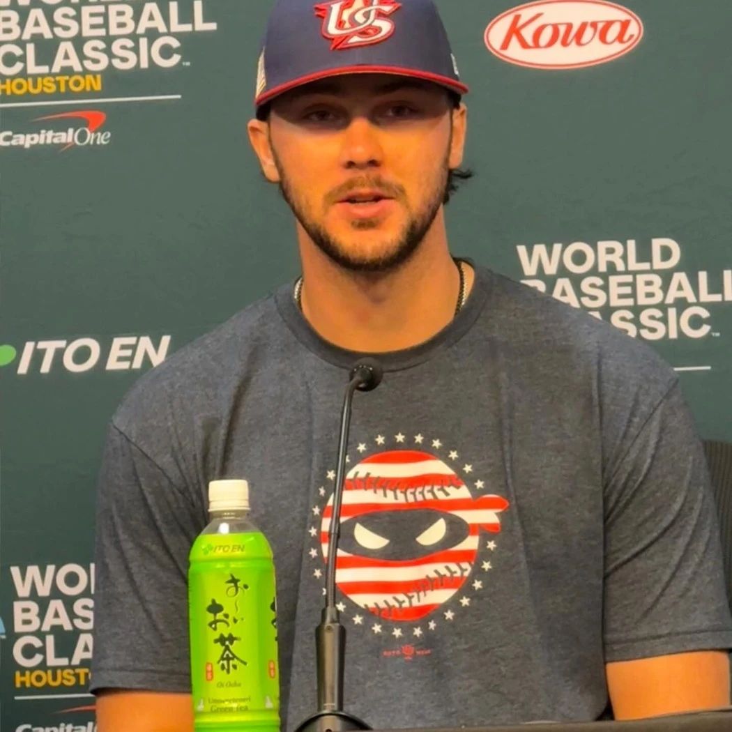Paul Skenes in his PitchingNinja WBC Team USA Shirt Unisex T-shirt, Sweatshirt, Hoodie, Long Sleeve Tee - T-Shirt, Sweatshirt, Hoodie