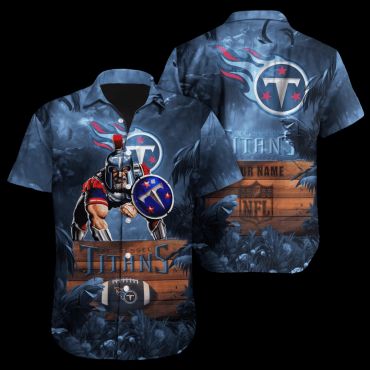 Personalized Tennessee Titans Island Warrior Hawaiian Shirt Unisex T-shirt, Sweatshirt, Hoodie, Long Sleeve Tee - T-Shirt, Sweatshirt, Hoodie
