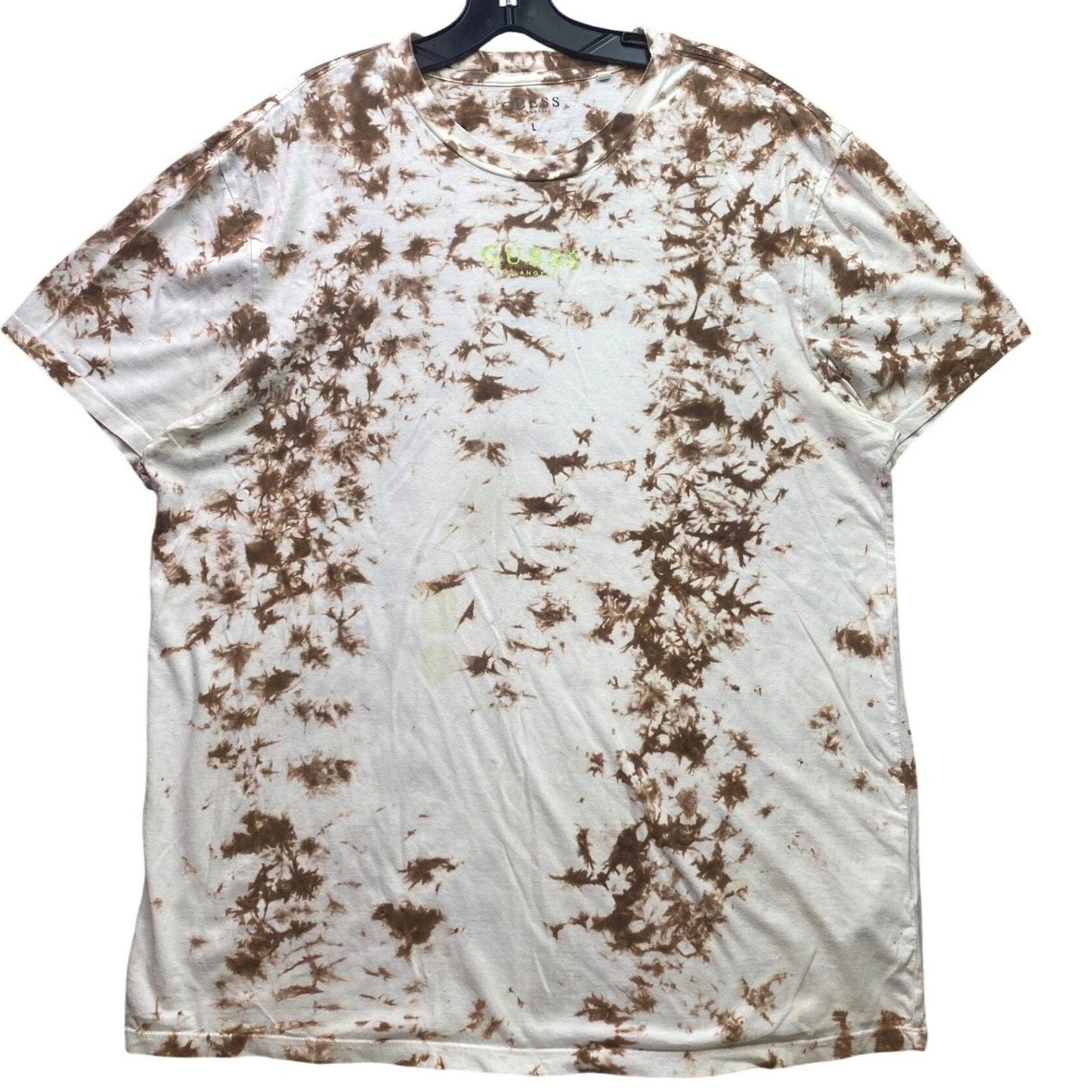 Guess Shirt Mens Large Tie-Dye Preppy Academia Streetwear Everyday AOP Spell Out Unisex T-shirt, Sweatshirt, Hoodie, Long Sleeve Tee - T-Shirt, Sweatshirt, Hoodie