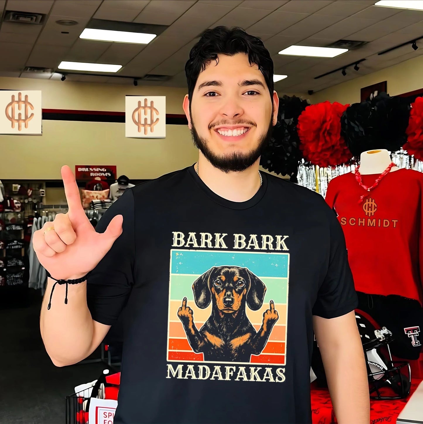Bark Bark Madafakas middle finger dog funny shirt Unisex T-shirt, Sweatshirt, Hoodie, Long Sleeve Tee - T-Shirt, Sweatshirt, Hoodie
