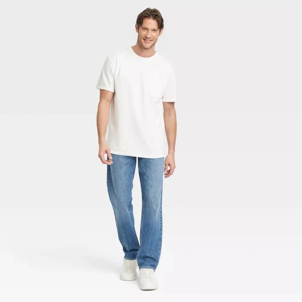 Men's Vintage Short Sleeve Pocket T-Shirt - Goodfellow & Co Medium Unisex T-shirt, Sweatshirt, Hoodie, Long Sleeve Tee - T-Shirt, Sweatshirt, Hoodie