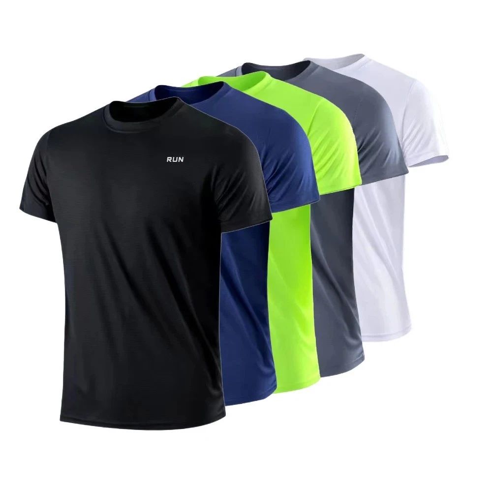 Mens Quick Dry Gym T Shirt Running Sports Lightweight Breathable Top Unisex T-shirt, Sweatshirt, Hoodie, Long Sleeve Tee - T-Shirt, Sweatshirt, Hoodie