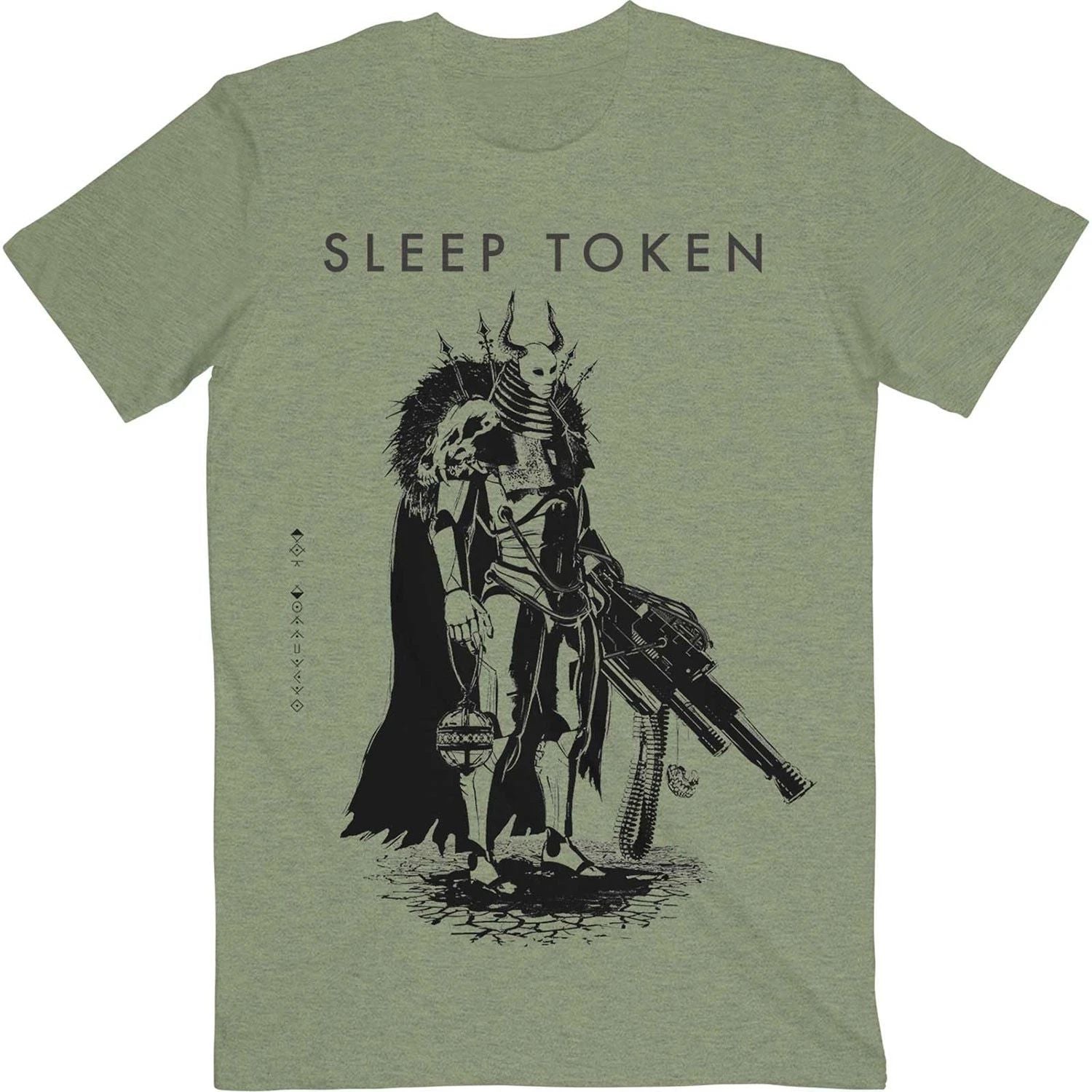 Men's Sleep Token The Summoning Slim Fit T-shirt Large Olive Unisex T-shirt, Sweatshirt, Hoodie, Long Sleeve Tee - T-Shirt, Sweatshirt, Hoodie