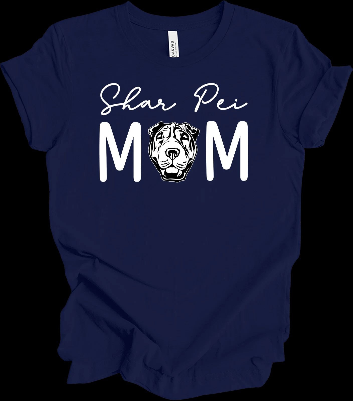 Shar Pei Mom T-Shirt - Perfect Gift for Dog Lovers Unisex T-shirt, Sweatshirt, Hoodie, Long Sleeve Tee - T-Shirt, Sweatshirt, Hoodie