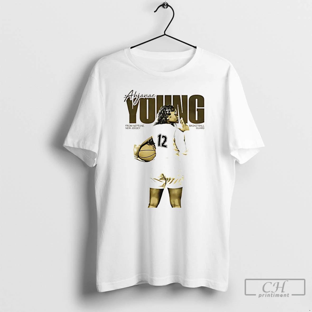 Premium Ahjanae Young West Virginia State Womens Basketball Guard Vintage Christmas T Shirts - T-Shirt, Sweatshirt, Hoodie
