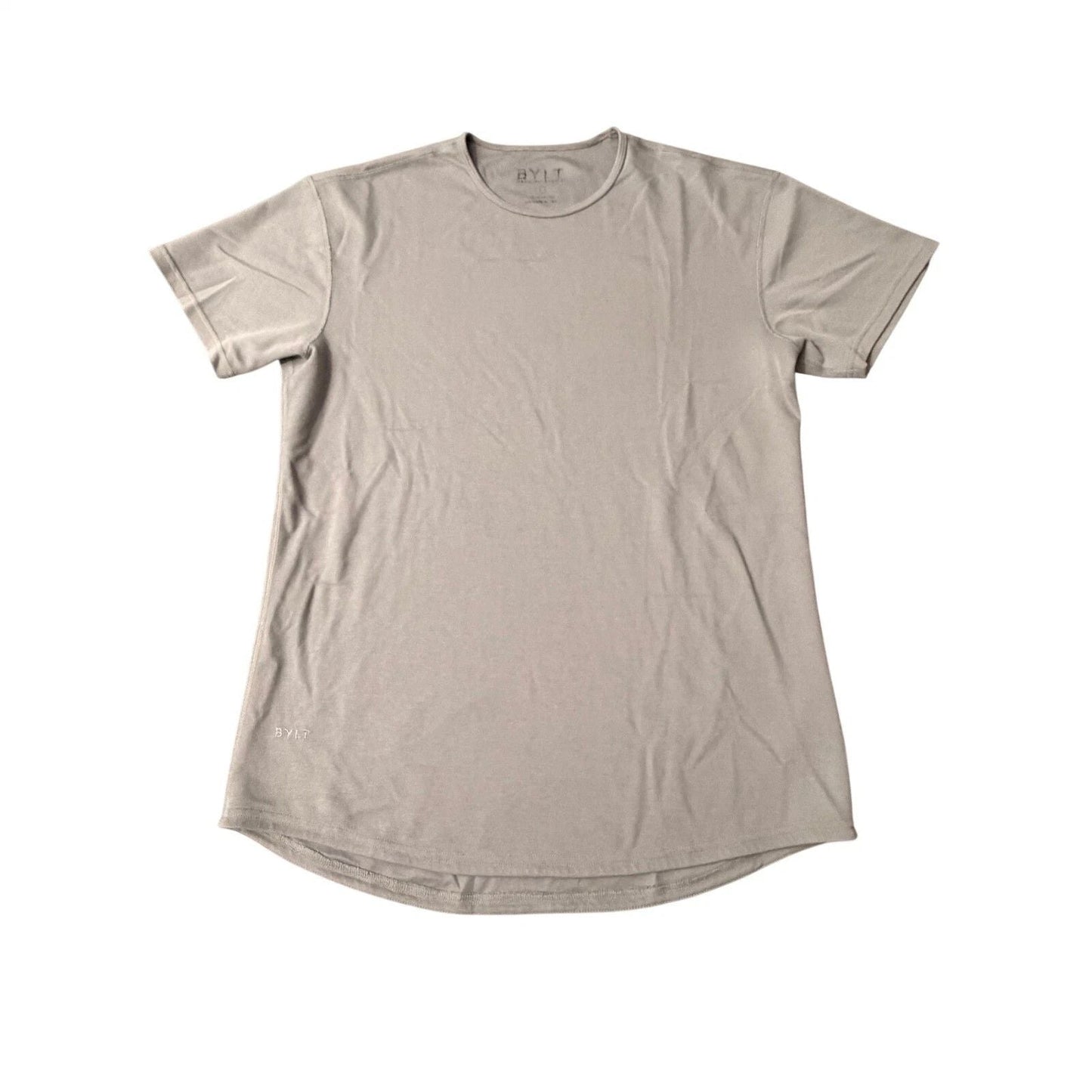 BYLT Mens Premium Basics Crew Neck Short Sleeve T Shirt Gray Size M Unisex T-shirt, Sweatshirt, Hoodie, Long Sleeve Tee - T-Shirt, Sweatshirt, Hoodie