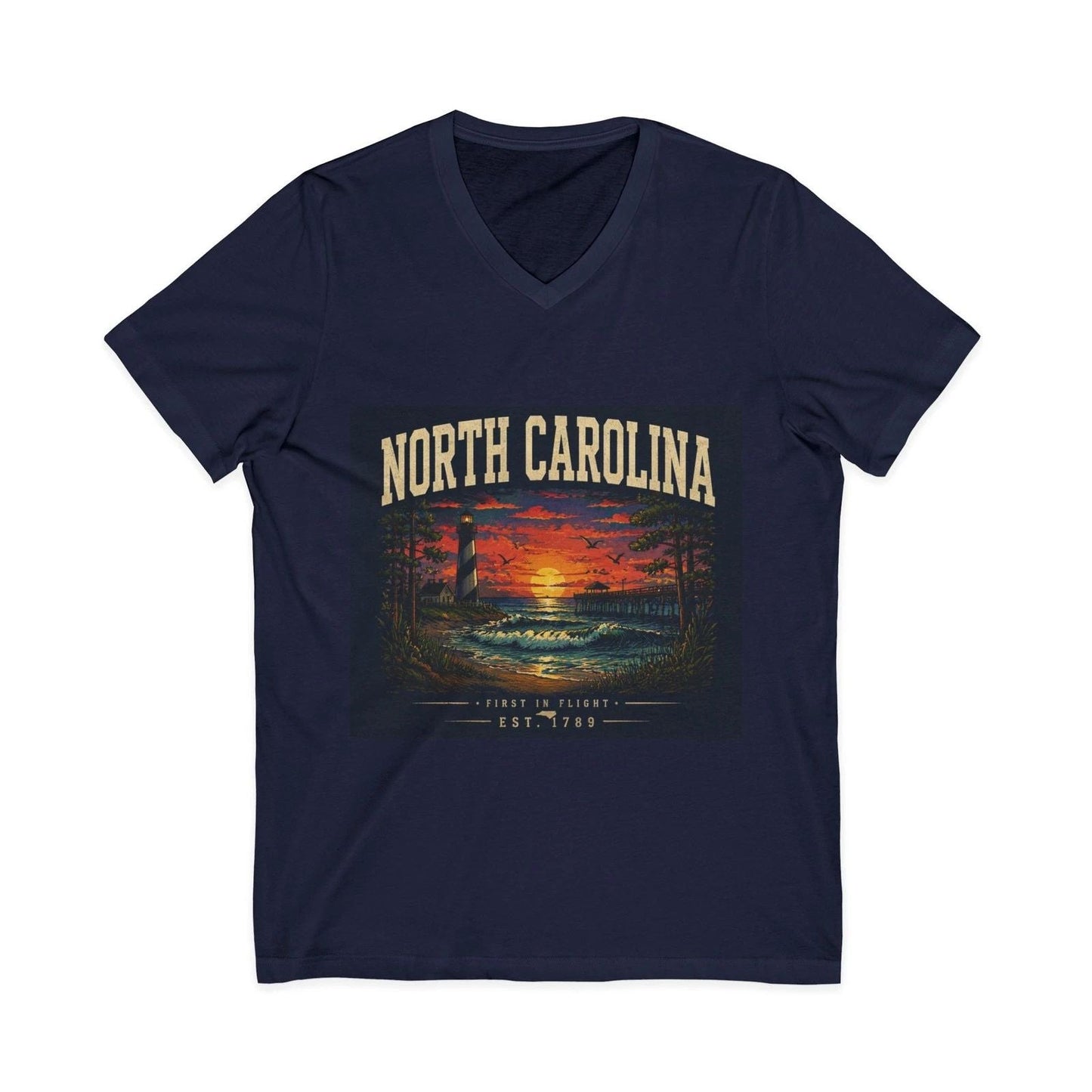 Unisex Jersey Short Sleeve V-Neck Tee Unisex T-shirt, Sweatshirt, Hoodie, Long Sleeve Tee - T-Shirt, Sweatshirt, Hoodie