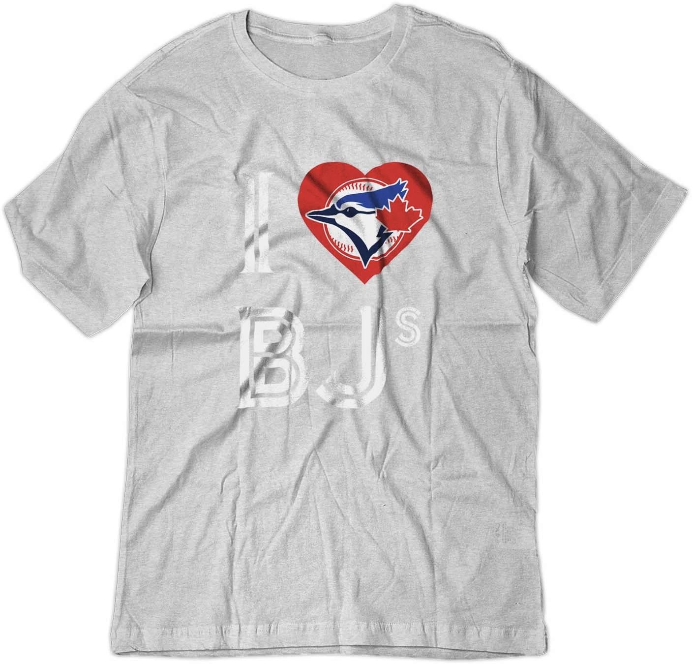 BSW Men's I Love BJ's Jays Baseball Sex Humor Heart Shirt Unisex T-shirt, Sweatshirt, Hoodie, Long Sleeve Tee - T-Shirt, Sweatshirt, Hoodie