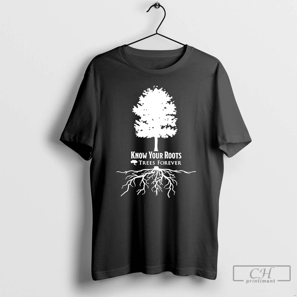 Premium Trees Forever Know Your Roots Christmas T Shirts Unisex T-shirt, Sweatshirt, Hoodie, Long Sleeve Tee - T-Shirt, Sweatshirt, Hoodie