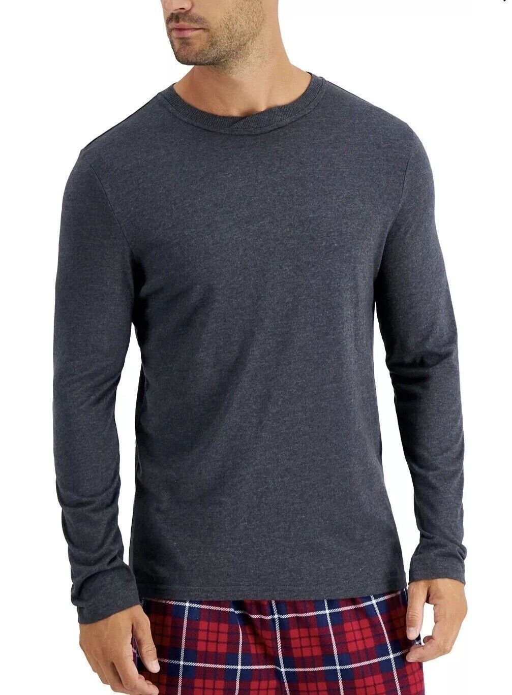 Club Room Mens Chatham Knit Long-Sleeve Charcoal Lounge T-Shirt Unisex T-shirt, Sweatshirt, Hoodie, Long Sleeve Tee - T-Shirt, Sweatshirt, Hoodie