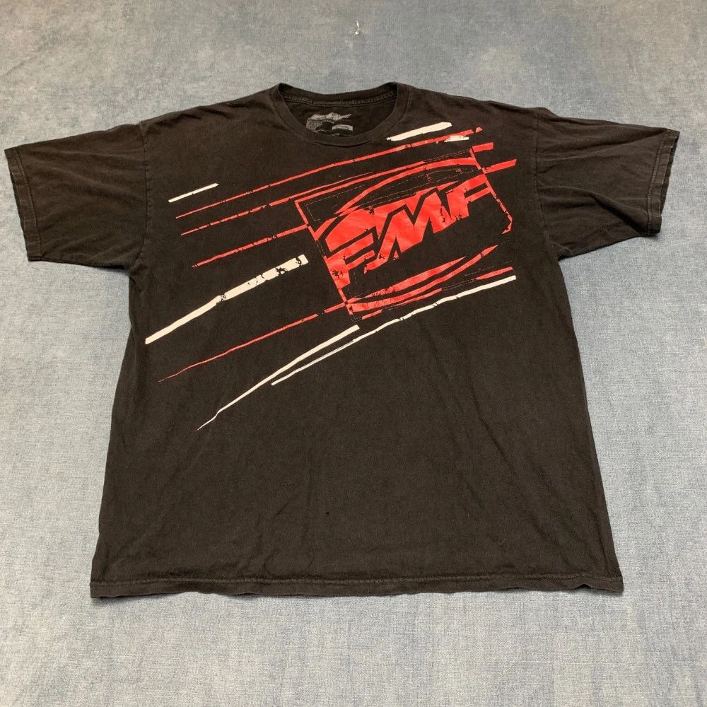 FMF Racing T-Shirt Mens XL Black Cotton Graphic Everyday Wear Casual Outdoor Tee Unisex T-shirt, Sweatshirt, Hoodie, Long Sleeve Tee - T-Shirt, Sweatshirt, Hoodie