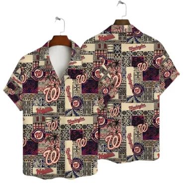 Washington Nationals Summer Breeze Hawaiian Shirt Unisex T-shirt, Sweatshirt, Hoodie, Long Sleeve Tee - T-Shirt, Sweatshirt, Hoodie