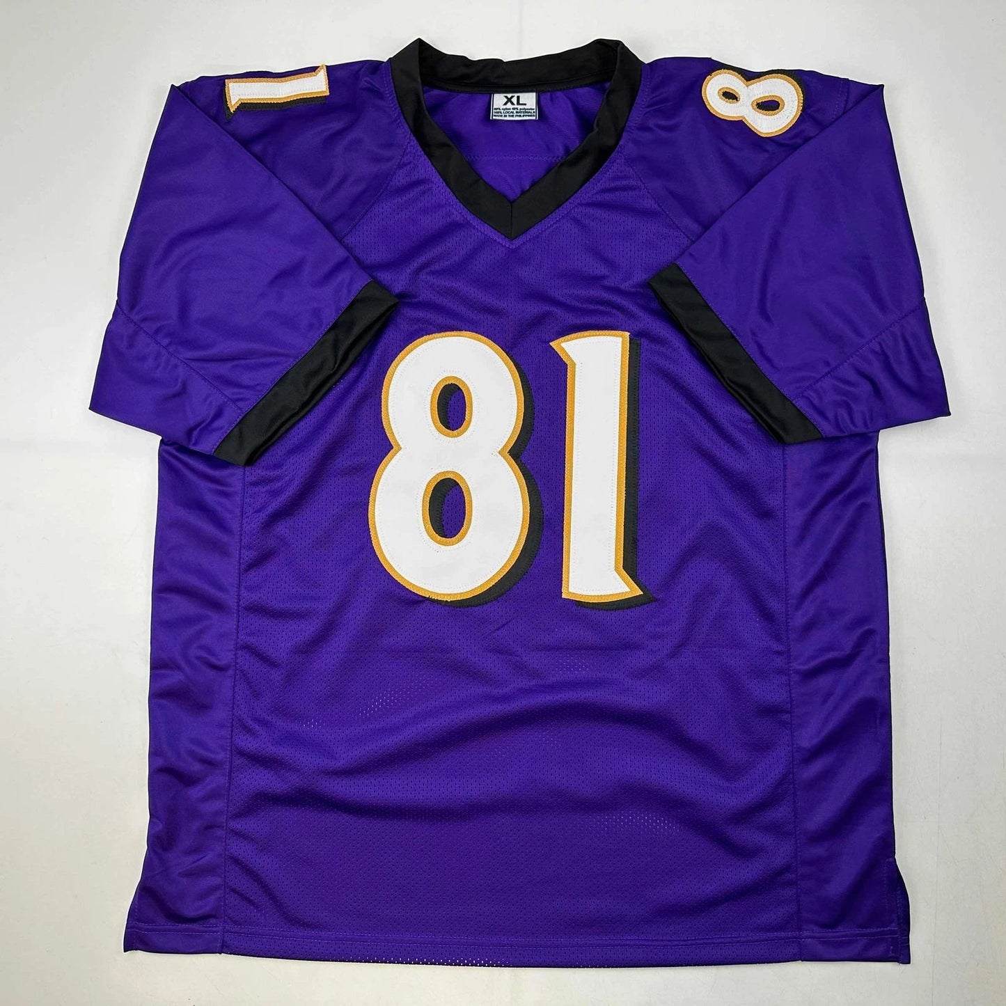 Anquan Boldin Baltimore Purple Reprint Jersey Unisex T-shirt, Sweatshirt, Hoodie, Long Sleeve Tee - T-Shirt, Sweatshirt, Hoodie