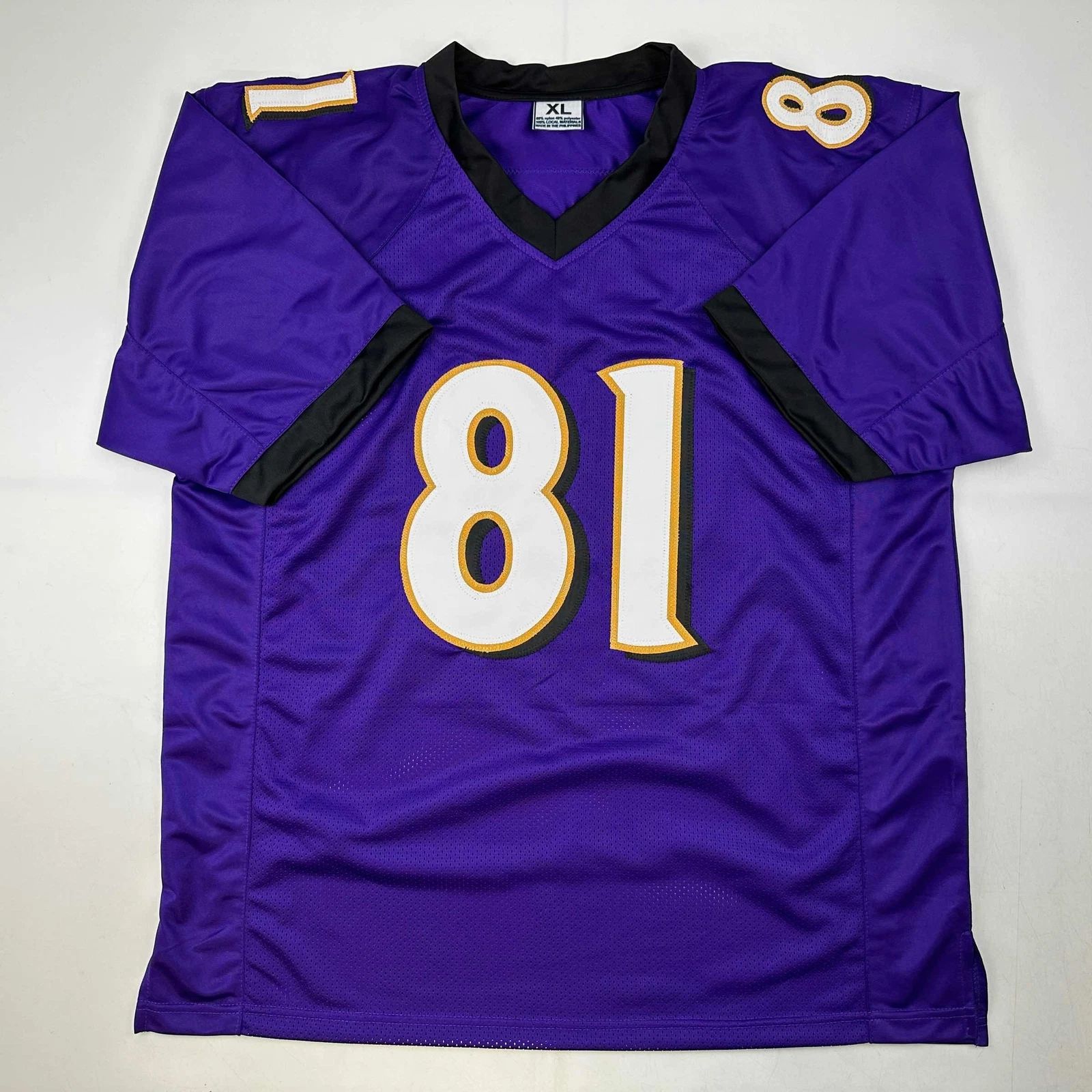 Anquan Boldin Baltimore Purple Reprint Jersey Unisex T-shirt, Sweatshirt, Hoodie, Long Sleeve Tee - T-Shirt, Sweatshirt, Hoodie