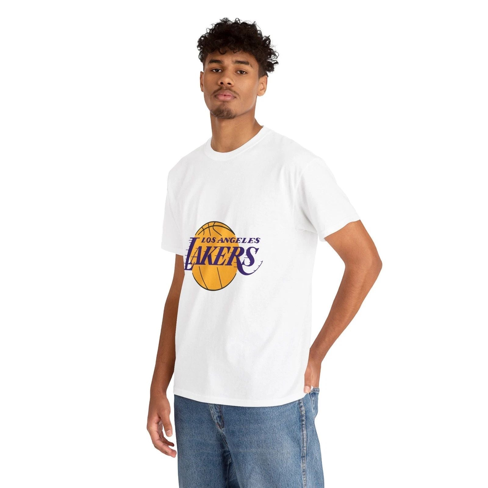 Lakers Los Angeles Lakers Unisex Heavy Cotton Tee Rare Unisex T-shirt, Sweatshirt, Hoodie, Long Sleeve Tee - T-Shirt, Sweatshirt, Hoodie
