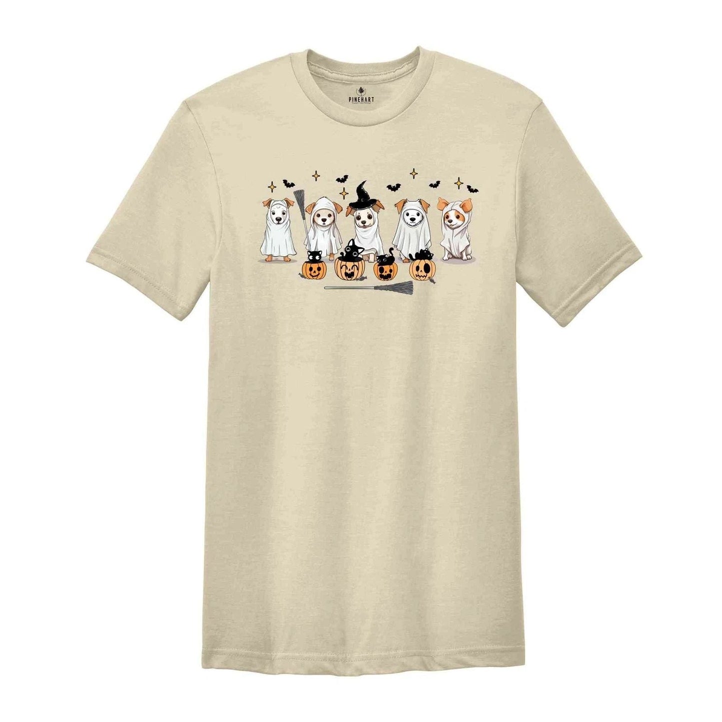 Cute Ghost Dog Shirt, Dog Lover Shirt, Spooky Dogs Shirt, Spooky Season Shirt, D Unisex T-shirt, Sweatshirt, Hoodie, Long Sleeve Tee - T-Shirt, Sweatshirt, Hoodie