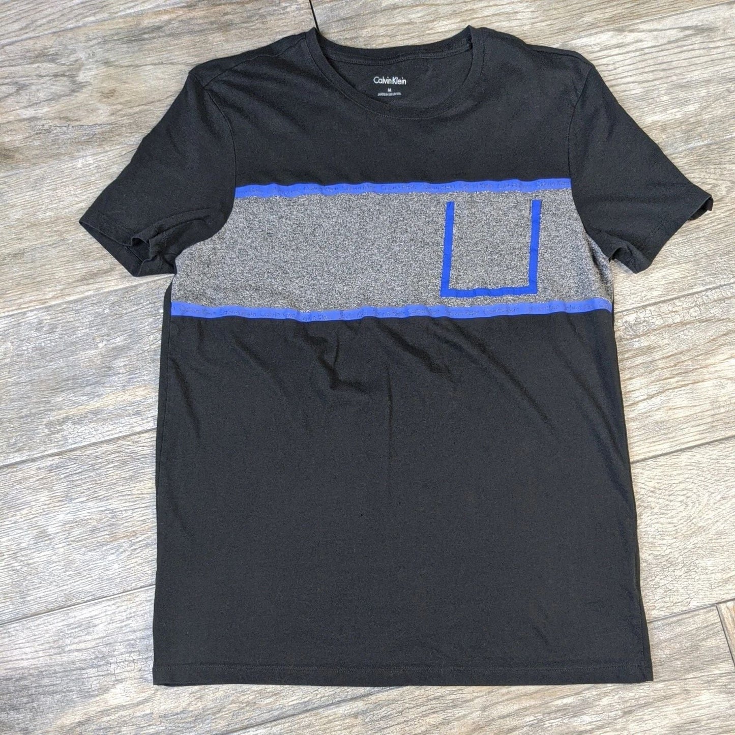 Calvin Klein T Shirt Mens Size M Black with Pocket Unisex T-shirt, Sweatshirt, Hoodie, Long Sleeve Tee - T-Shirt, Sweatshirt, Hoodie