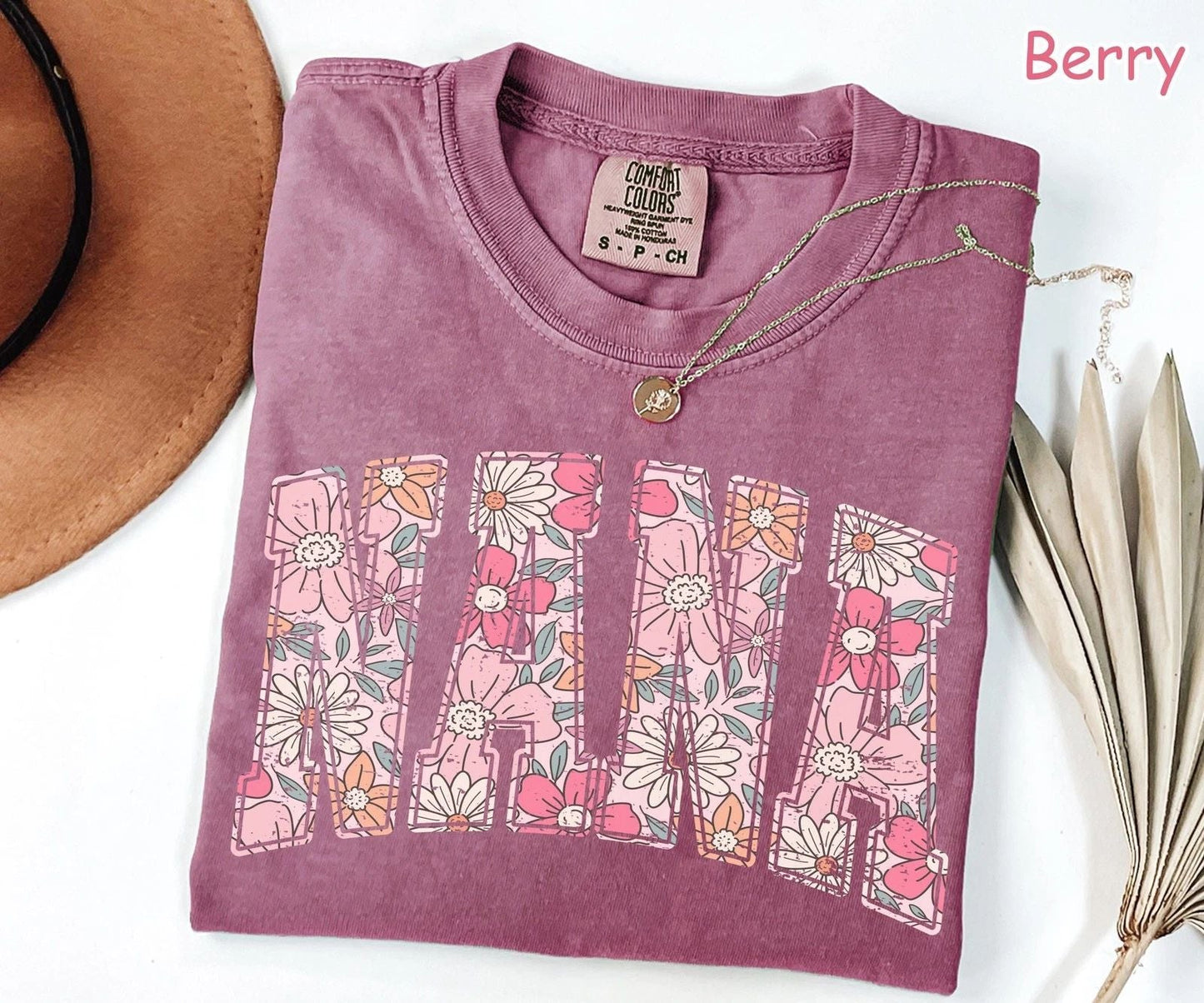 Comfort Colors  Boho Floral Nana Shirt  Trendy Nana Spring T-Shirt  Cute Nana Unisex T-shirt, Sweatshirt, Hoodie, Long Sleeve Tee - T-Shirt, Sweatshirt, Hoodie