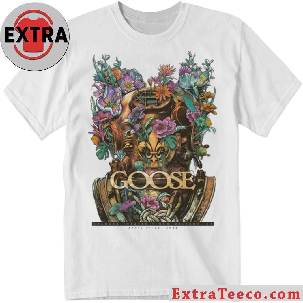 Goose Apr 21-22, 2026 Saenger Theatre, New Orleans Event Shirt Unisex T-shirt, Sweatshirt, Hoodie, Long Sleeve Tee - T-Shirt, Sweatshirt, Hoodie