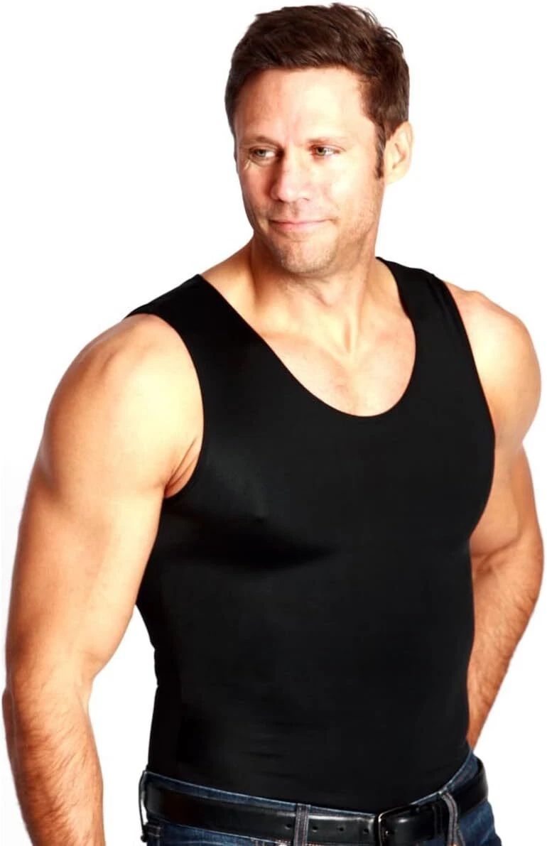 Insta Slim As Seen On TV Men's Compression Muscle Tank Shirt Unisex T-shirt, Sweatshirt, Hoodie, Long Sleeve Tee - T-Shirt, Sweatshirt, Hoodie
