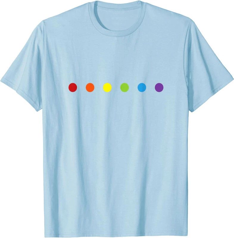 Rainbow Polka Dot Gay Pride Colors LGBTQ Ally Unisex T-Shirt Unisex T-shirt, Sweatshirt, Hoodie, Long Sleeve Tee - T-Shirt, Sweatshirt, Hoodie