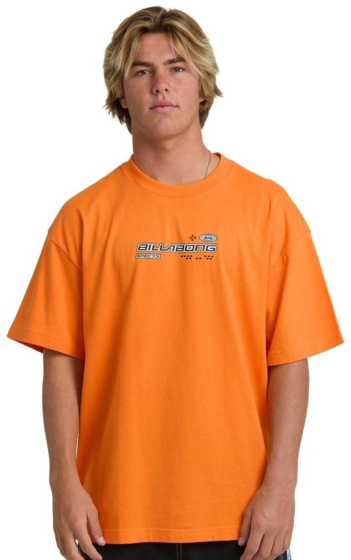 Billabong Spec 73 Signal OG SS T-Shirt - Dusty Orange - New Unisex T-shirt, Sweatshirt, Hoodie, Long Sleeve Tee - T-Shirt, Sweatshirt, Hoodie