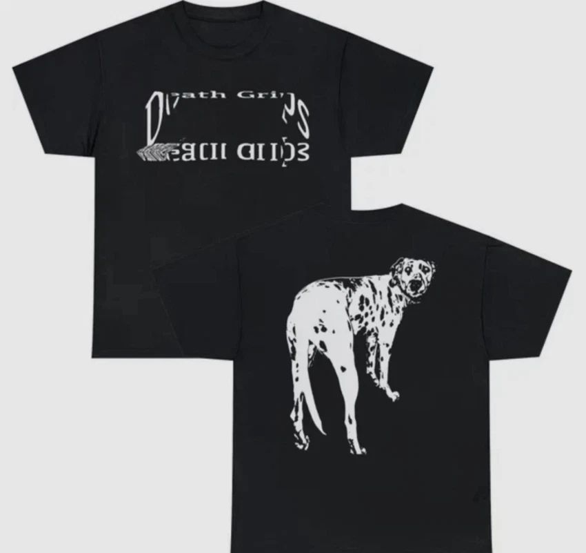 Hot!! DEATH GRIPS Dalmatian Black T-shirt Size S-5XL Unisex T-shirt, Sweatshirt, Hoodie, Long Sleeve Tee - T-Shirt, Sweatshirt, Hoodie