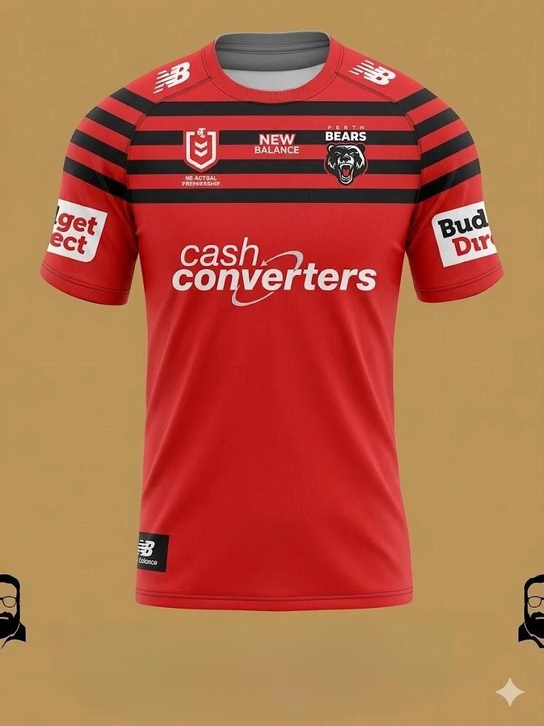 Perth Bears Telstra Premiership Rugby League Shirt Unisex T-shirt, Sweatshirt, Hoodie, Long Sleeve Tee - T-Shirt, Sweatshirt, Hoodie