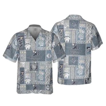 Tampa Bay Rays Vintage Pineapple Hawaiian Shirt Unisex T-shirt, Sweatshirt, Hoodie, Long Sleeve Tee - T-Shirt, Sweatshirt, Hoodie