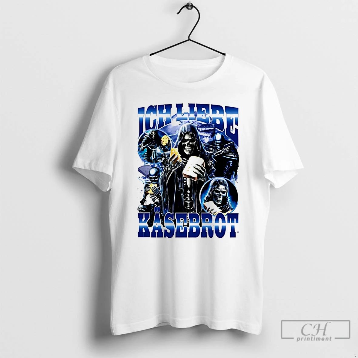 Premium Ich Liebe Kasebrot Skeleton Graphic T Shirts Unisex T-shirt, Sweatshirt, Hoodie, Long Sleeve Tee - T-Shirt, Sweatshirt, Hoodie
