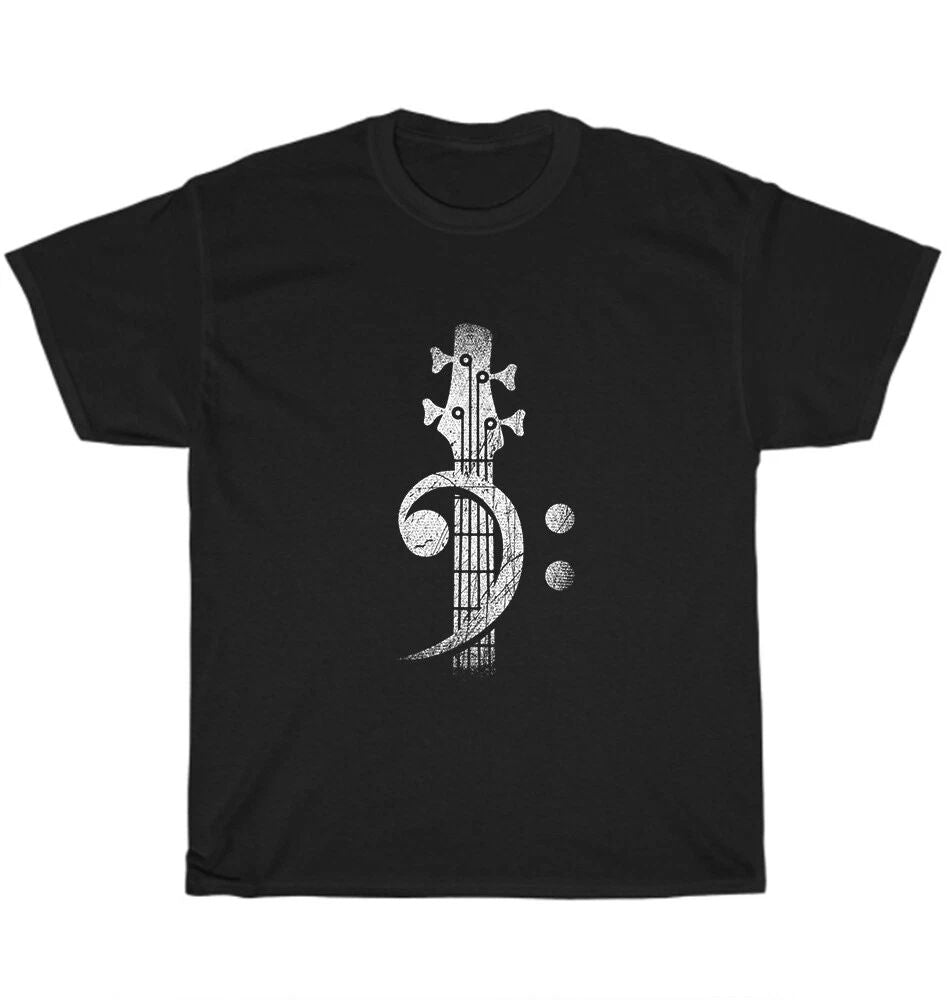 Bass Cleff Headstock Bass Guitar Player Guitarist T-Shirt Unisex Funny Tee Gift Unisex T-shirt, Sweatshirt, Hoodie, Long Sleeve Tee - T-Shirt, Sweatshirt, Hoodie