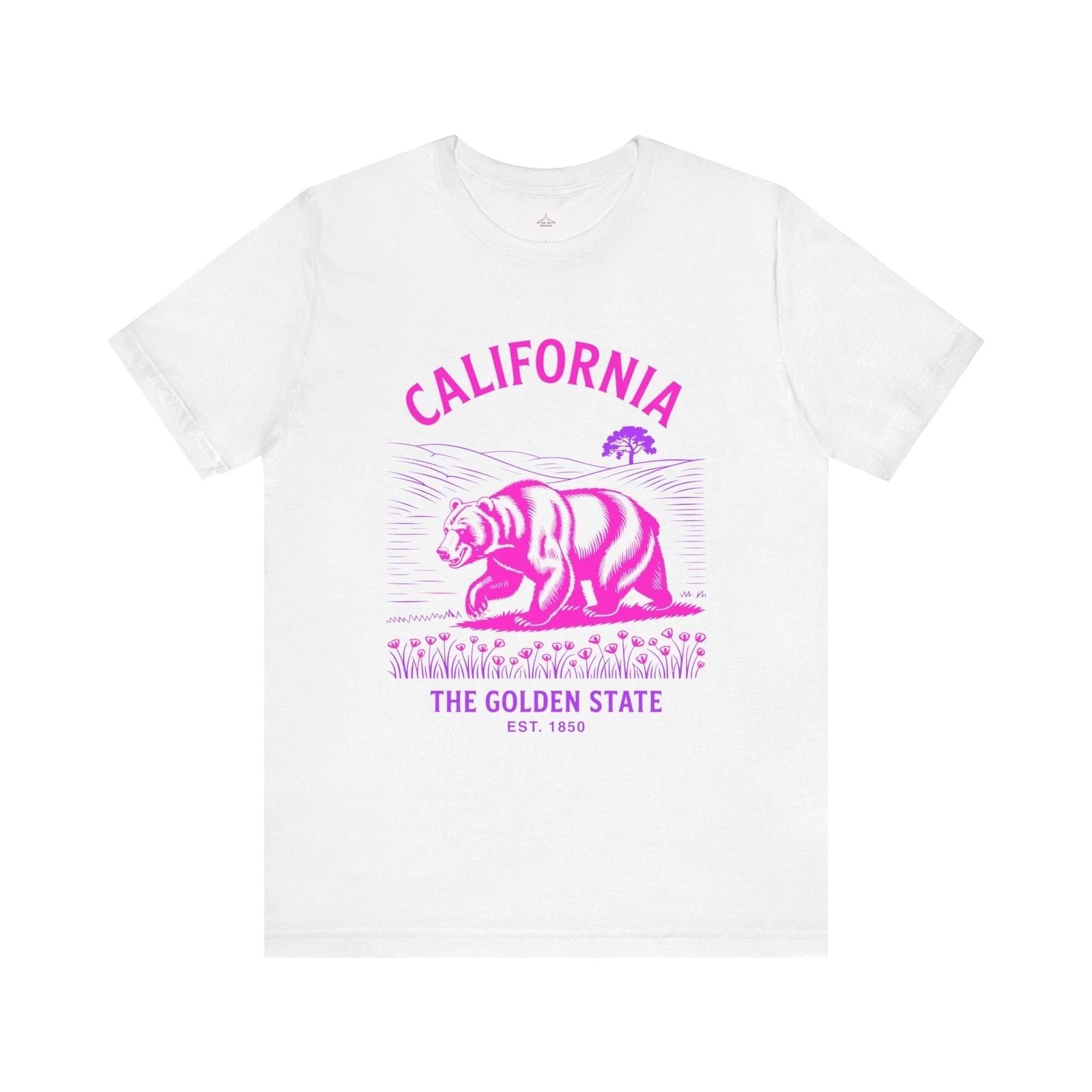 California Bear Graphic T-Shirt, Unisex Tee, Gift for Californians, Trendy [...] Unisex T-shirt, Sweatshirt, Hoodie, Long Sleeve Tee - T-Shirt, Sweatshirt, Hoodie