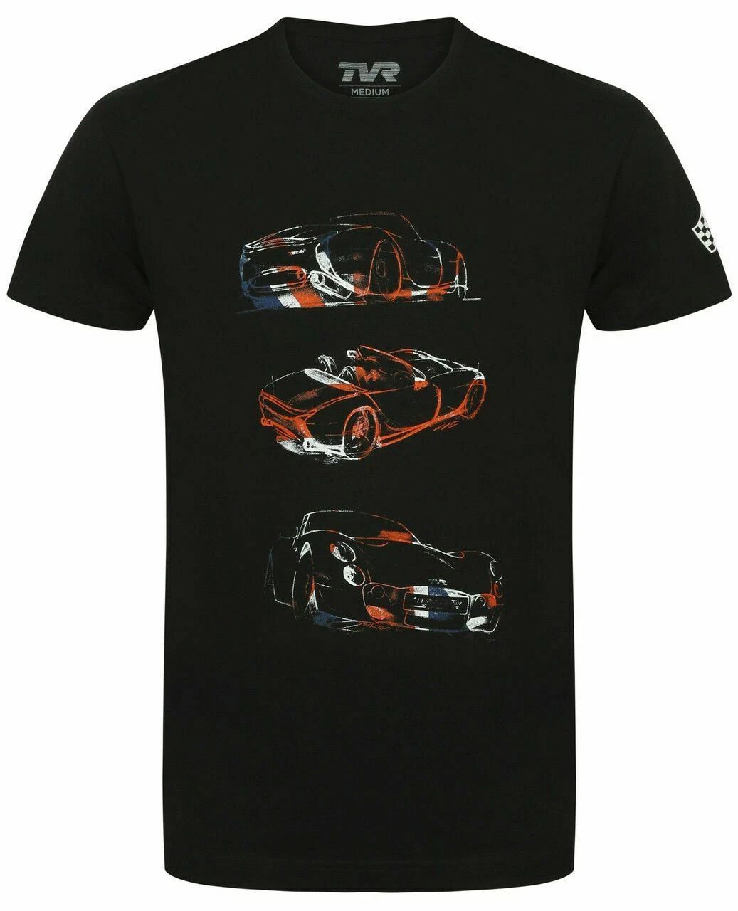 Three Stacked Cars Mens TVR T-Shirt Official Merchandise Unisex T-shirt, Sweatshirt, Hoodie, Long Sleeve Tee - T-Shirt, Sweatshirt, Hoodie