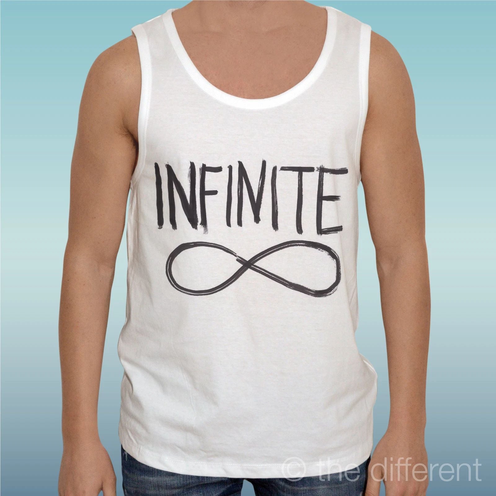 Canotta T-Shirt " Symbol Black Infinity Infinite " Gift Idea Road To Happiness Unisex T-shirt, Sweatshirt, Hoodie, Long Sleeve Tee - T-Shirt, Sweatshirt, Hoodie