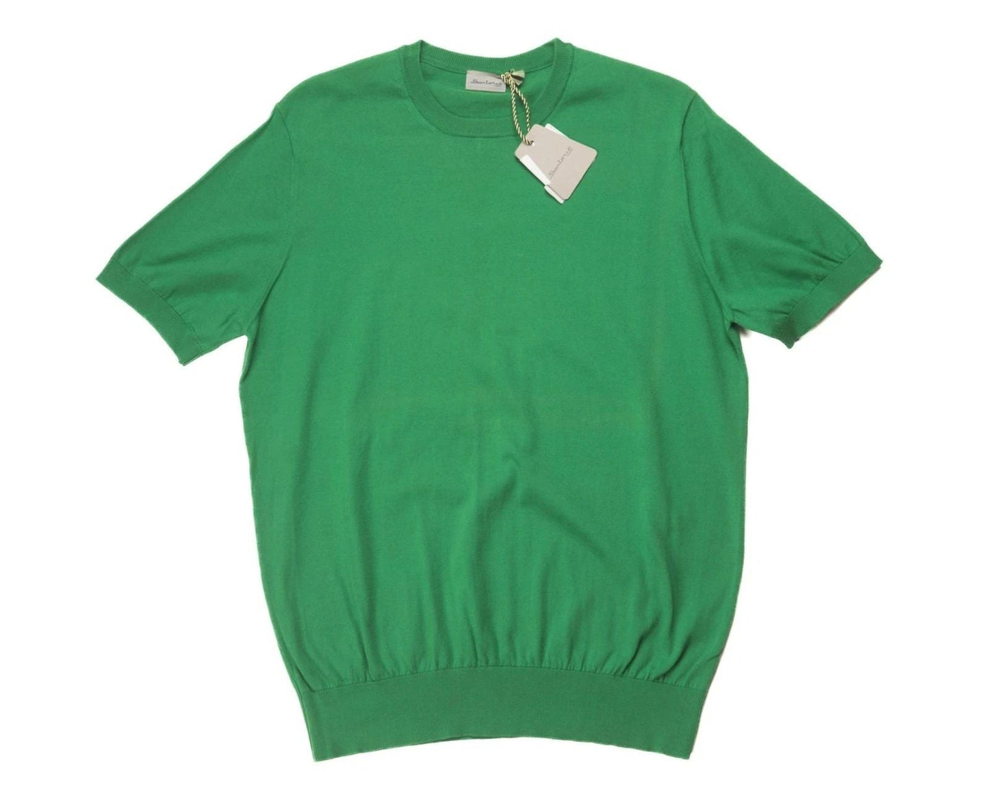 Sartorio Napoli $775 NWT Green Slim T-Shirt Knit 100% Cotton Jersey (52 IT) L Unisex T-shirt, Sweatshirt, Hoodie, Long Sleeve Tee - T-Shirt, Sweatshirt, Hoodie