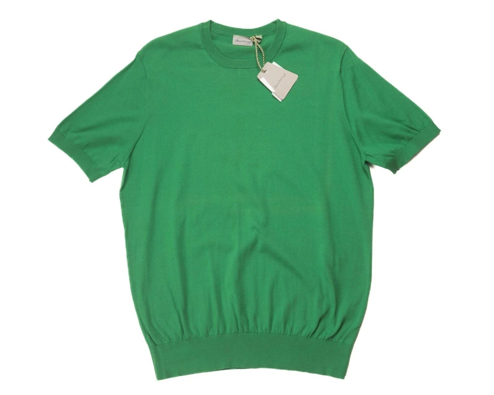 Sartorio Napoli $775 NWT Green Slim T-Shirt Knit 100% Cotton Jersey (52 IT) L Unisex T-shirt, Sweatshirt, Hoodie, Long Sleeve Tee - T-Shirt, Sweatshirt, Hoodie