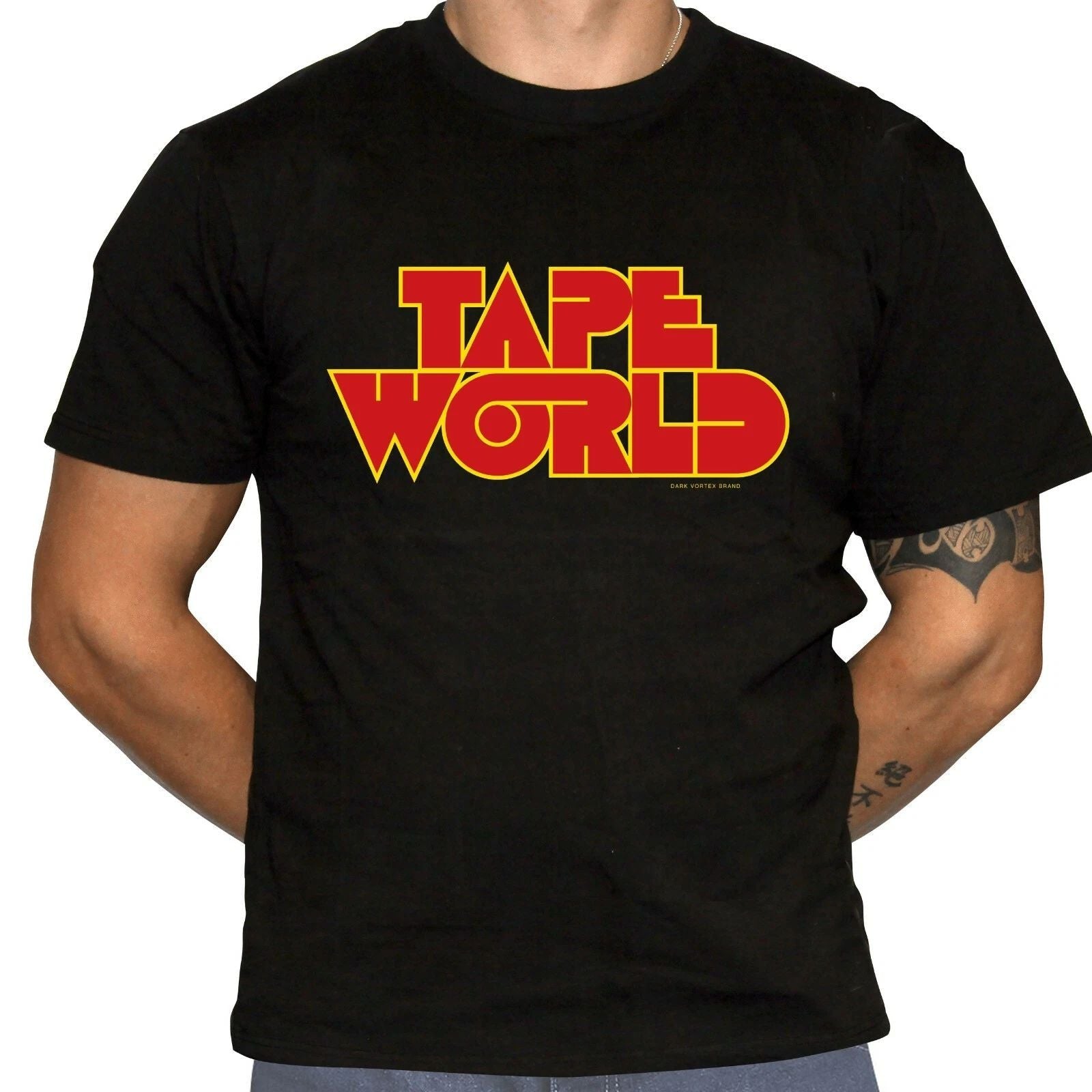 Tape World T-Shirt - Defunct Music Store Logo - 100% Preshrunk Cotton T-Shirt Unisex T-shirt, Sweatshirt, Hoodie, Long Sleeve Tee - T-Shirt, Sweatshirt, Hoodie
