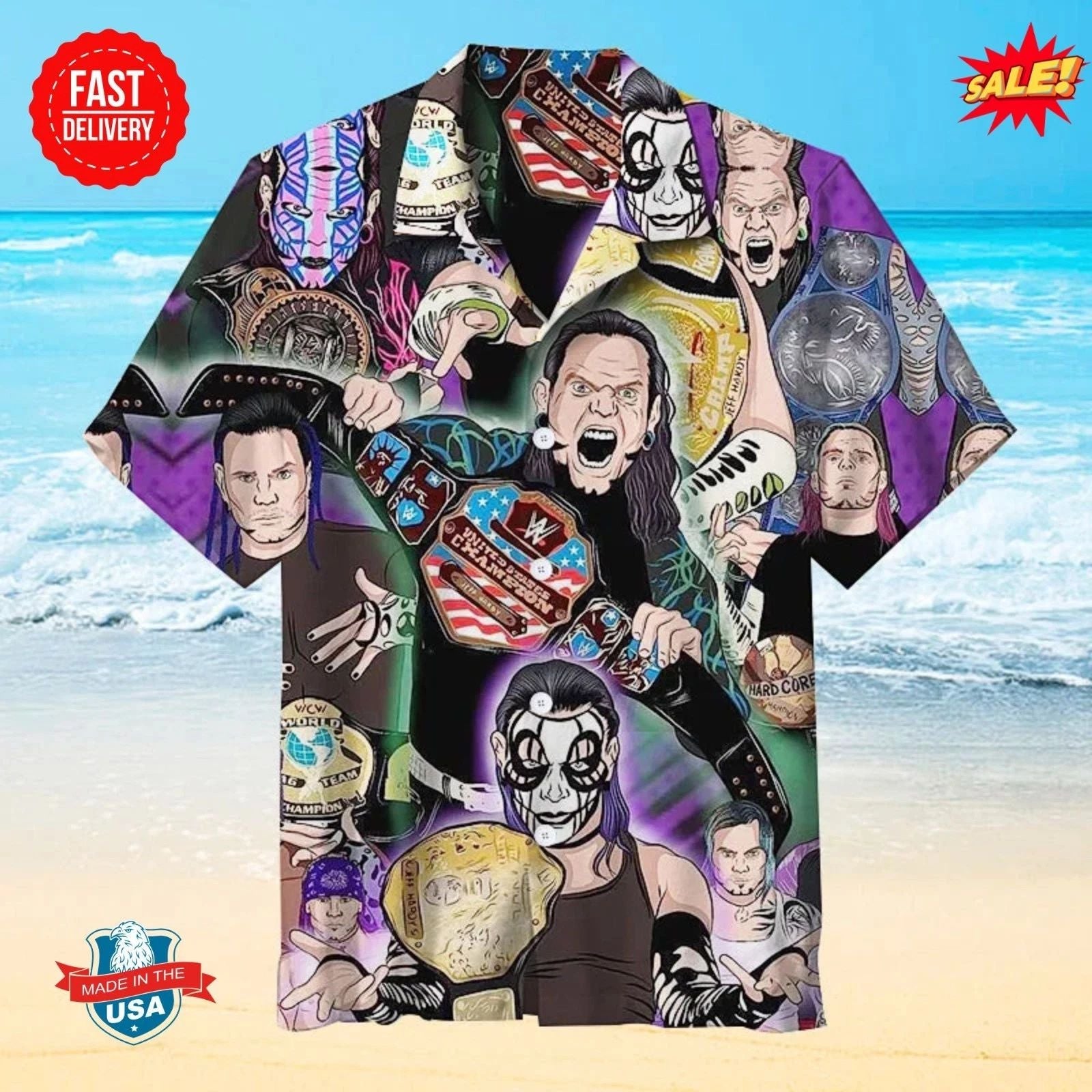Forever Wrestling |Universal Hawaiian Shirt Unisex T-shirt, Sweatshirt, Hoodie, Long Sleeve Tee - T-Shirt, Sweatshirt, Hoodie