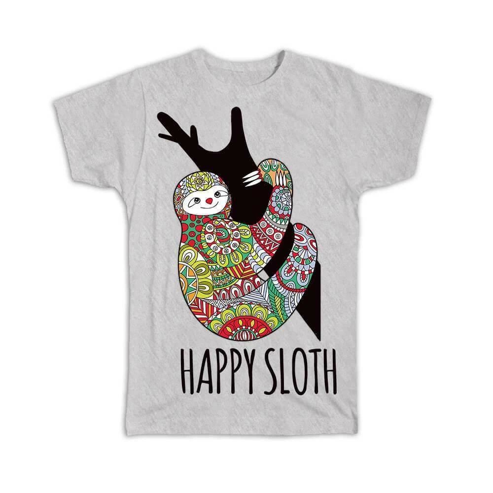 Gift T-Shirt : Sloth Cartoon Trendy Cute Animal Amazon Bear Endangered Unisex T-shirt, Sweatshirt, Hoodie, Long Sleeve Tee - T-Shirt, Sweatshirt, Hoodie