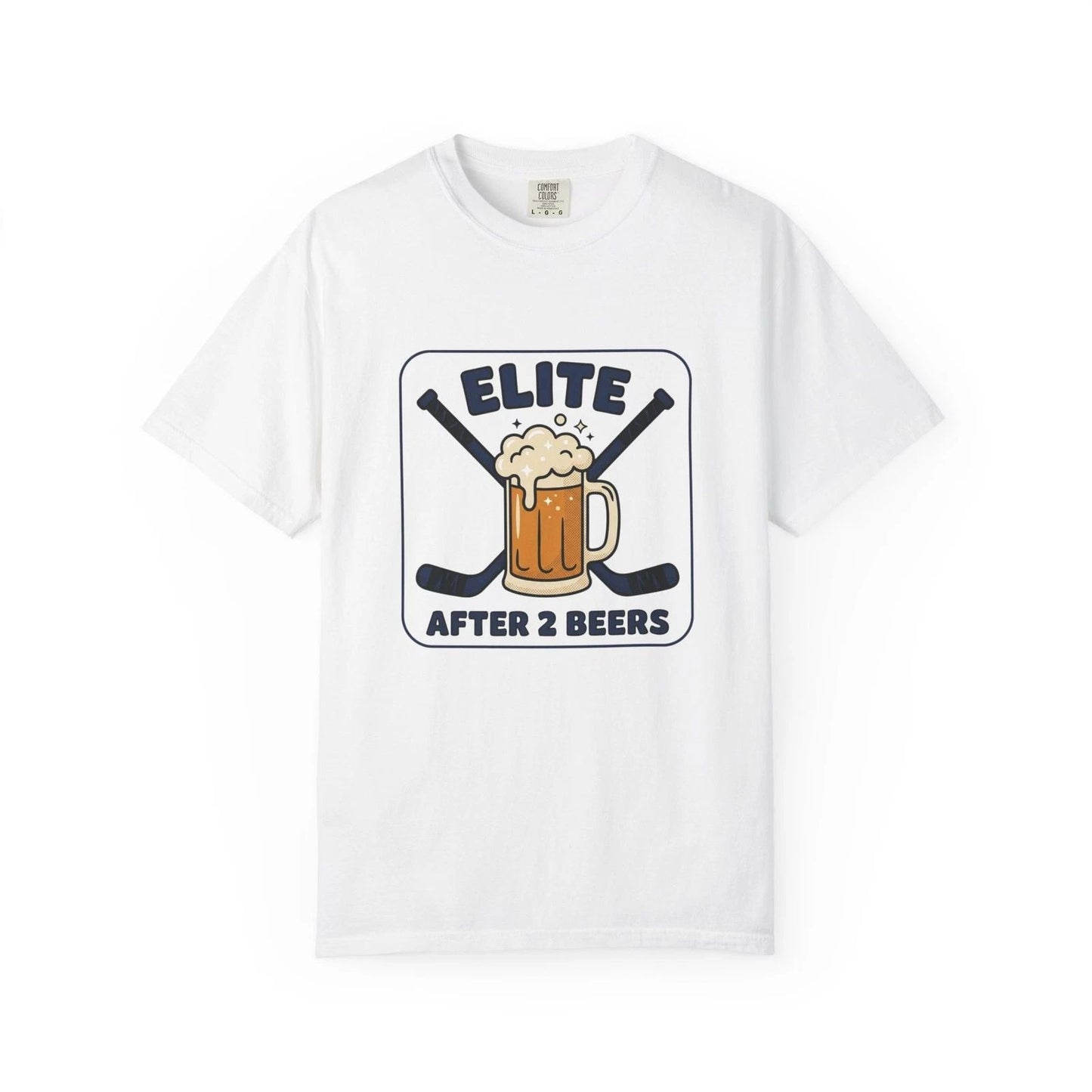Funny Beer League Hockey Tee - Elite After 2 Beers Adult Unisex Hockey Tee Unisex T-shirt, Sweatshirt, Hoodie, Long Sleeve Tee - T-Shirt, Sweatshirt, Hoodie