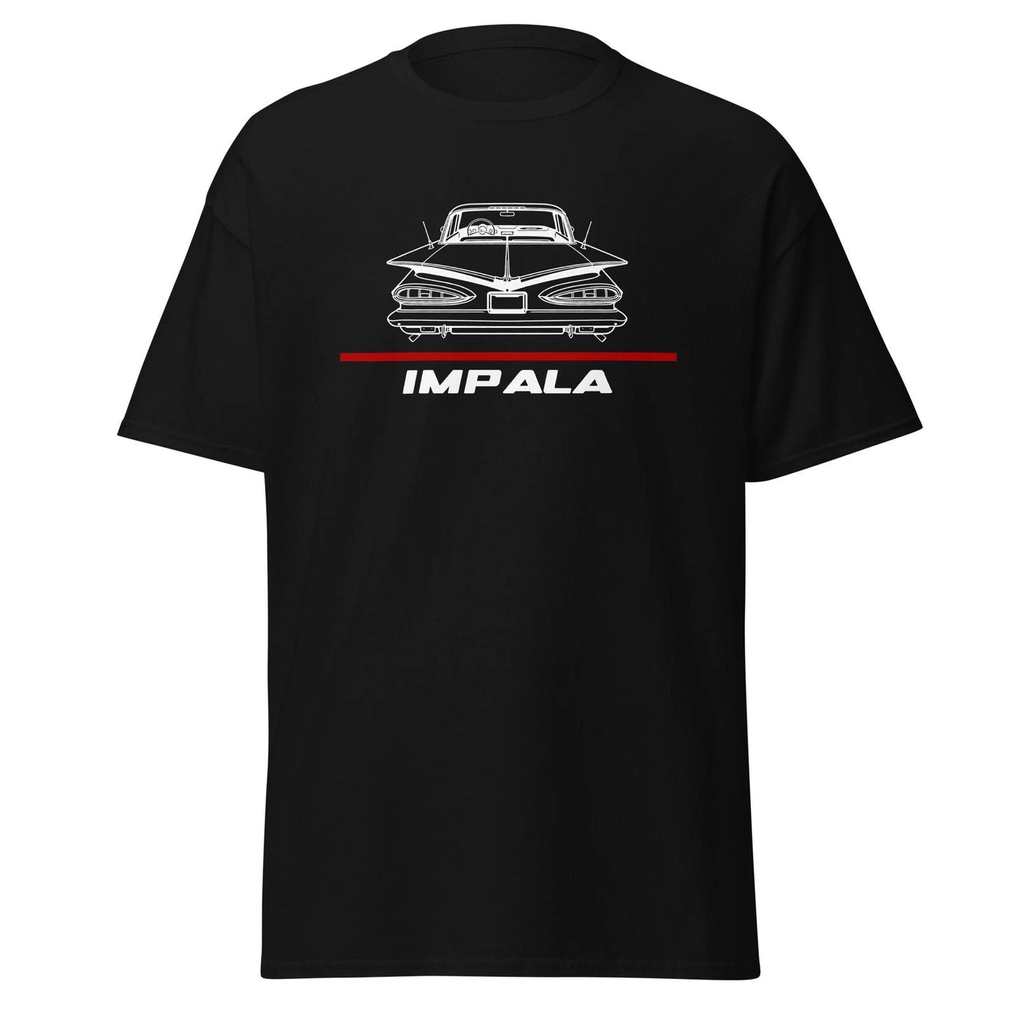 Premium T-Shirt For Chevrolet Impala 1959 Classic Car Enthusiast Birthday Gift Unisex T-shirt, Sweatshirt, Hoodie, Long Sleeve Tee - T-Shirt, Sweatshirt, Hoodie