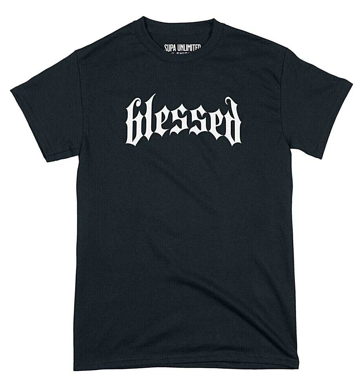 Urban Men's T Shirt Blessed Streetwear Fashion Graphic Design Hip Hop T Shirts Unisex T-shirt, Sweatshirt, Hoodie, Long Sleeve Tee - T-Shirt, Sweatshirt, Hoodie