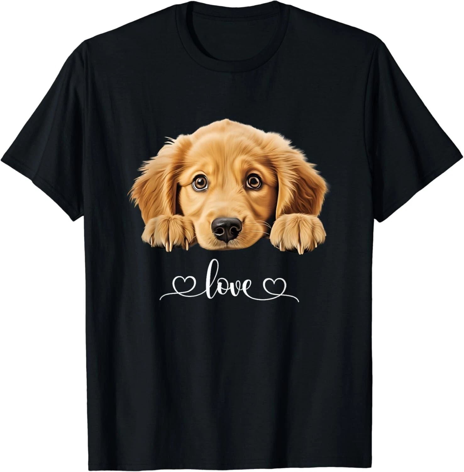 Cute Dog Graphic Love Golden Retriever Puppy Dog Gift Unisex T-Shirt Unisex T-shirt, Sweatshirt, Hoodie, Long Sleeve Tee - T-Shirt, Sweatshirt, Hoodie