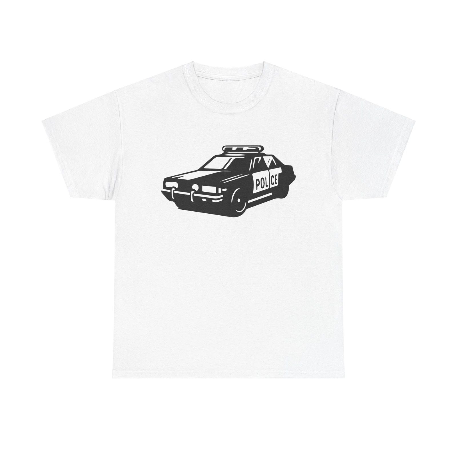 Simple Police / Cop Car Themed Tee Shirt Unisex T-shirt, Sweatshirt, Hoodie, Long Sleeve Tee - T-Shirt, Sweatshirt, Hoodie