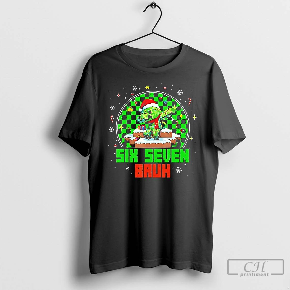 Premium Six Seven 67 Bruh Santa Christmas Meme T Shirts Unisex T-shirt, Sweatshirt, Hoodie, Long Sleeve Tee - T-Shirt, Sweatshirt, Hoodie