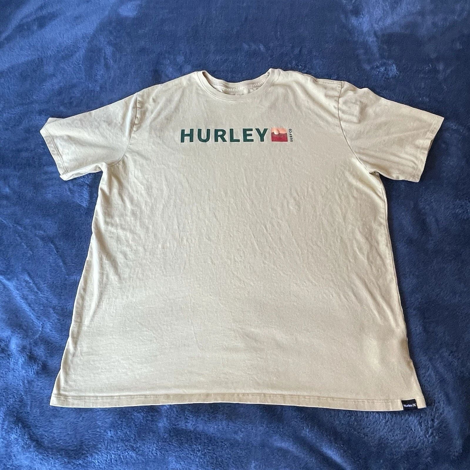 Men's Hurley Everyday Short Sleeve Yellow Logo T-Shirt XL Unisex T-shirt, Sweatshirt, Hoodie, Long Sleeve Tee - T-Shirt, Sweatshirt, Hoodie